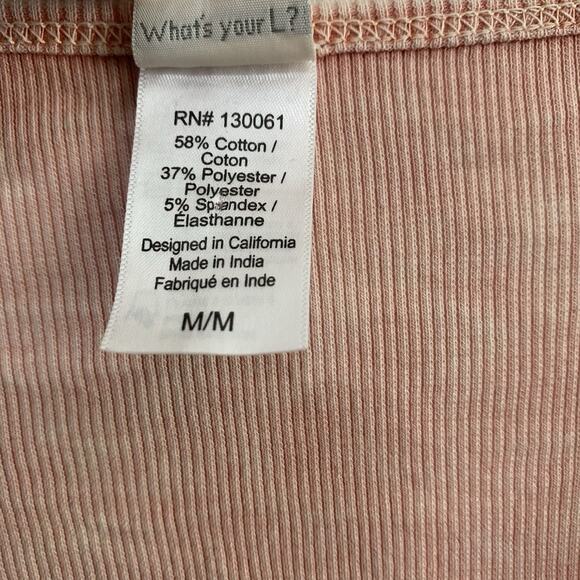 L*Space Camilla Pink Wrap Long Sleeve Top Medium - Picture 4 of 5